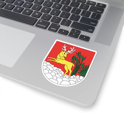 SVK Skalite erb (Slovakia) (Coat of Arms) STICKER Vinyl Kiss-Cut Decal