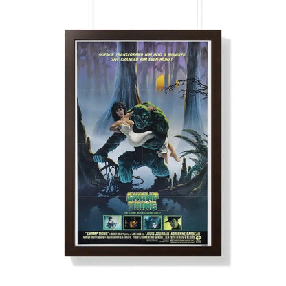 SWAMP THING 1982 - Framed Movie Poster 20" x 30" Walnut - The Sticker Space