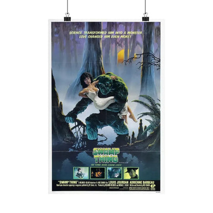 SWAMP THING 1982 - Paper Movie Poster 12″ x 18″ Matte - The Sticker Space