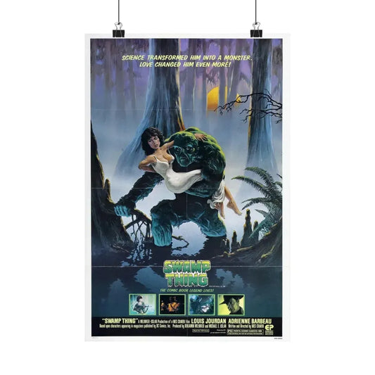 SWAMP THING 1982 - Paper Movie Poster 12″ x 18″ Matte - The Sticker Space