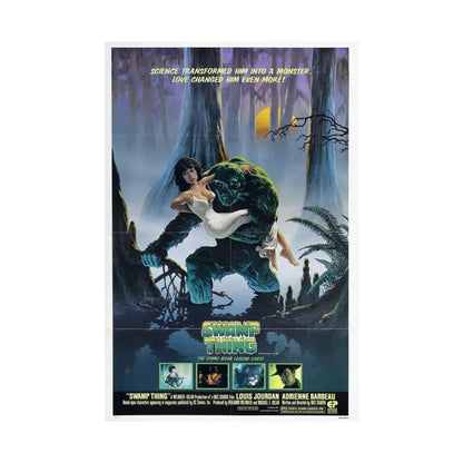 SWAMP THING 1982 - Paper Movie Poster - The Sticker Space