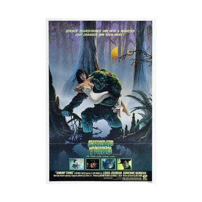 SWAMP THING 1982 - Paper Movie Poster - The Sticker Space