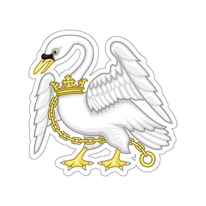 Swan Badge of Henry IV & V STICKER Vinyl Die-Cut Decal 5 Inch - The Sticker Space