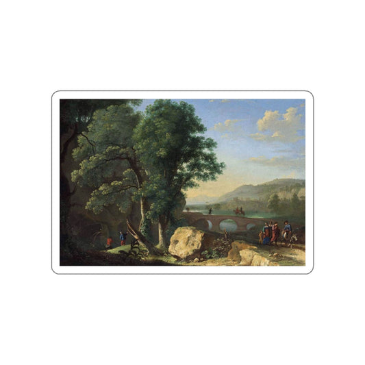 SWANEVELT, Herman van - Italianate Landscape (Artwork) STICKER Vinyl Die-Cut Decal-White-The Sticker Space