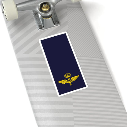 SWE Airforce 0bar (Sweden) (Military Rank) STICKER Vinyl Kiss-Cut Decal - The Sticker Space