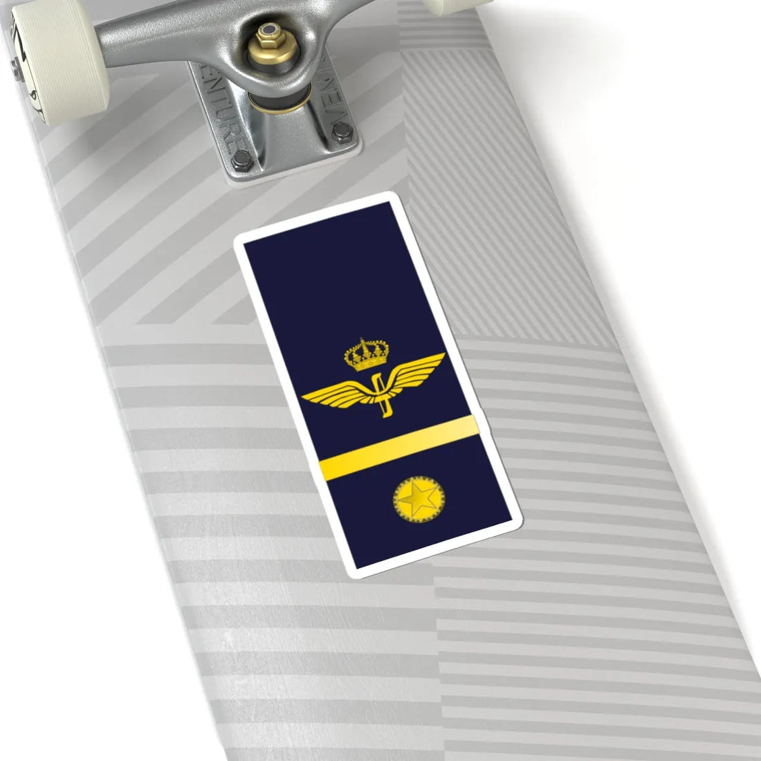 SWE Airforce 1Stripes (Sweden) (Military Rank) STICKER Vinyl Kiss-Cut Decal - The Sticker Space