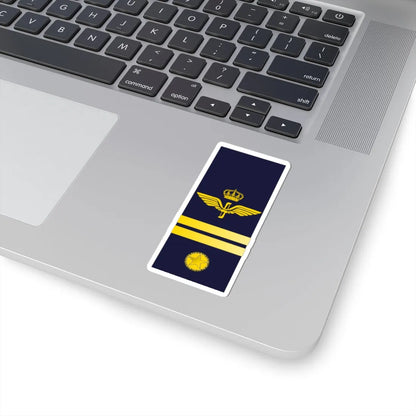 SWE Airforce 2Stripes (Sweden) (Military Rank) STICKER Vinyl Kiss-Cut Decal - The Sticker Space
