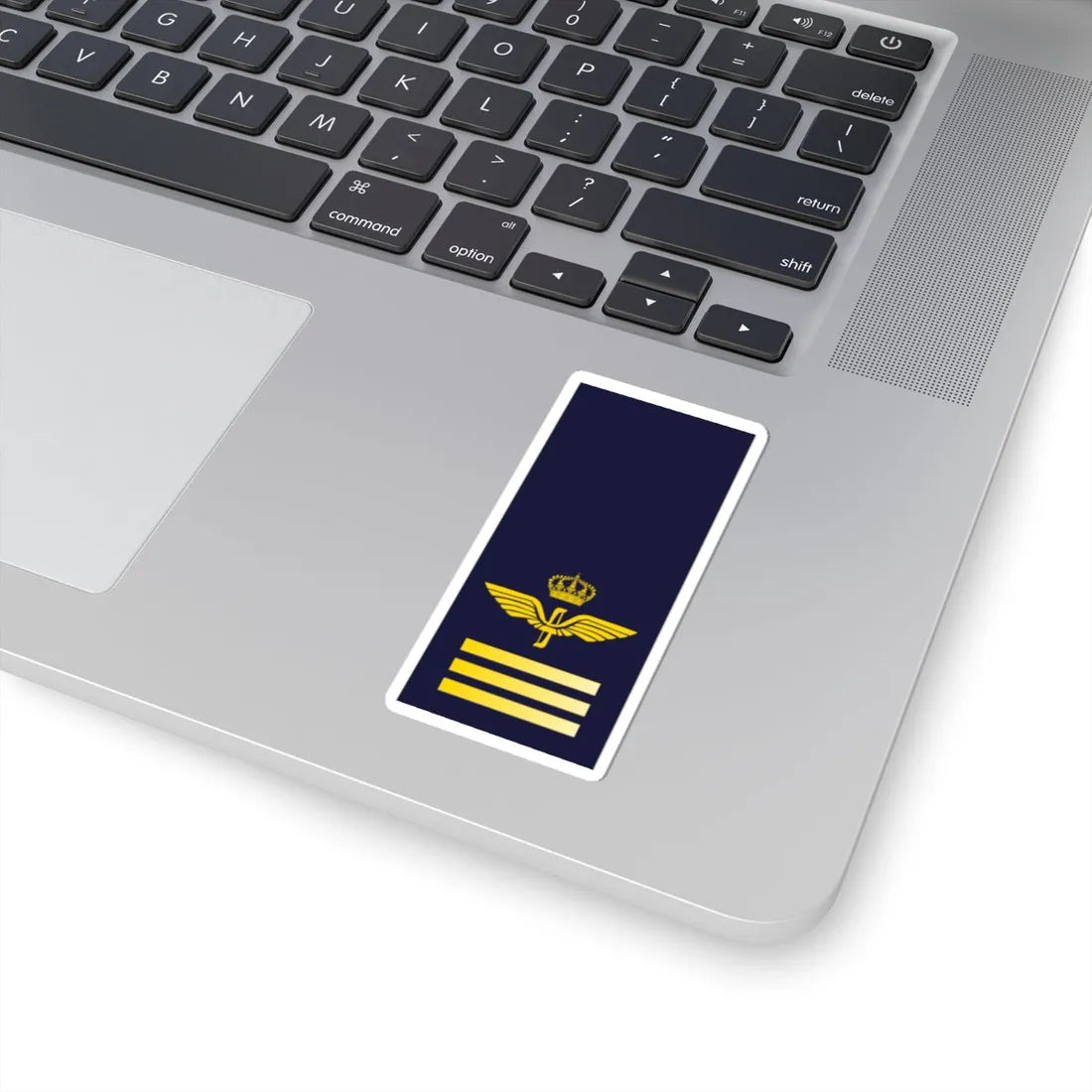 SWE Airforce 3bar (Sweden) (Military Rank) STICKER Vinyl Kiss-Cut Decal - The Sticker Space