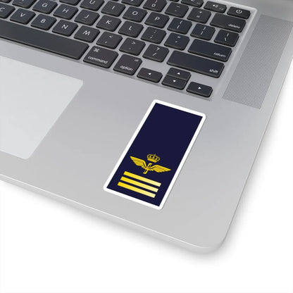 SWE Airforce 3bar (Sweden) (Military Rank) STICKER Vinyl Kiss-Cut Decal - The Sticker Space