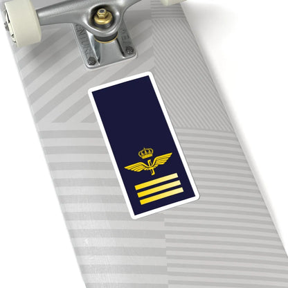 SWE Airforce 3bar (Sweden) (Military Rank) STICKER Vinyl Kiss-Cut Decal - The Sticker Space