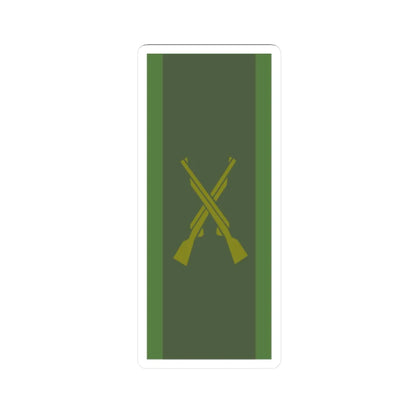 SWE Army infantry (Sweden) (Military Rank) STICKER Vinyl Kiss-Cut Decal 2 Inch White - The Sticker Space