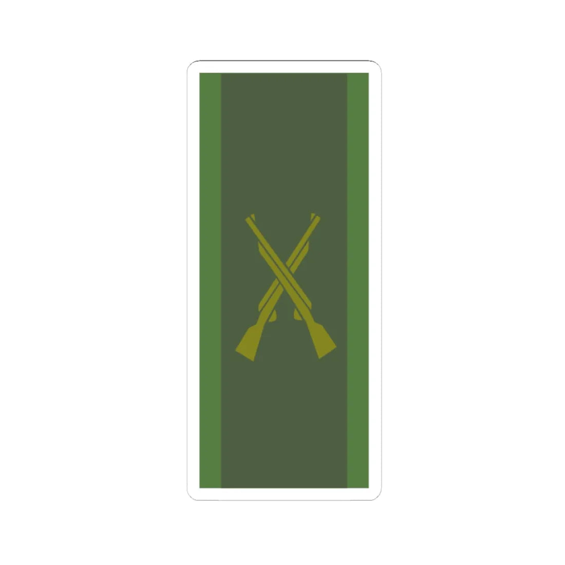 SWE Army infantry (Sweden) (Military Rank) STICKER Vinyl Kiss-Cut Decal 6 Inch White - The Sticker Space