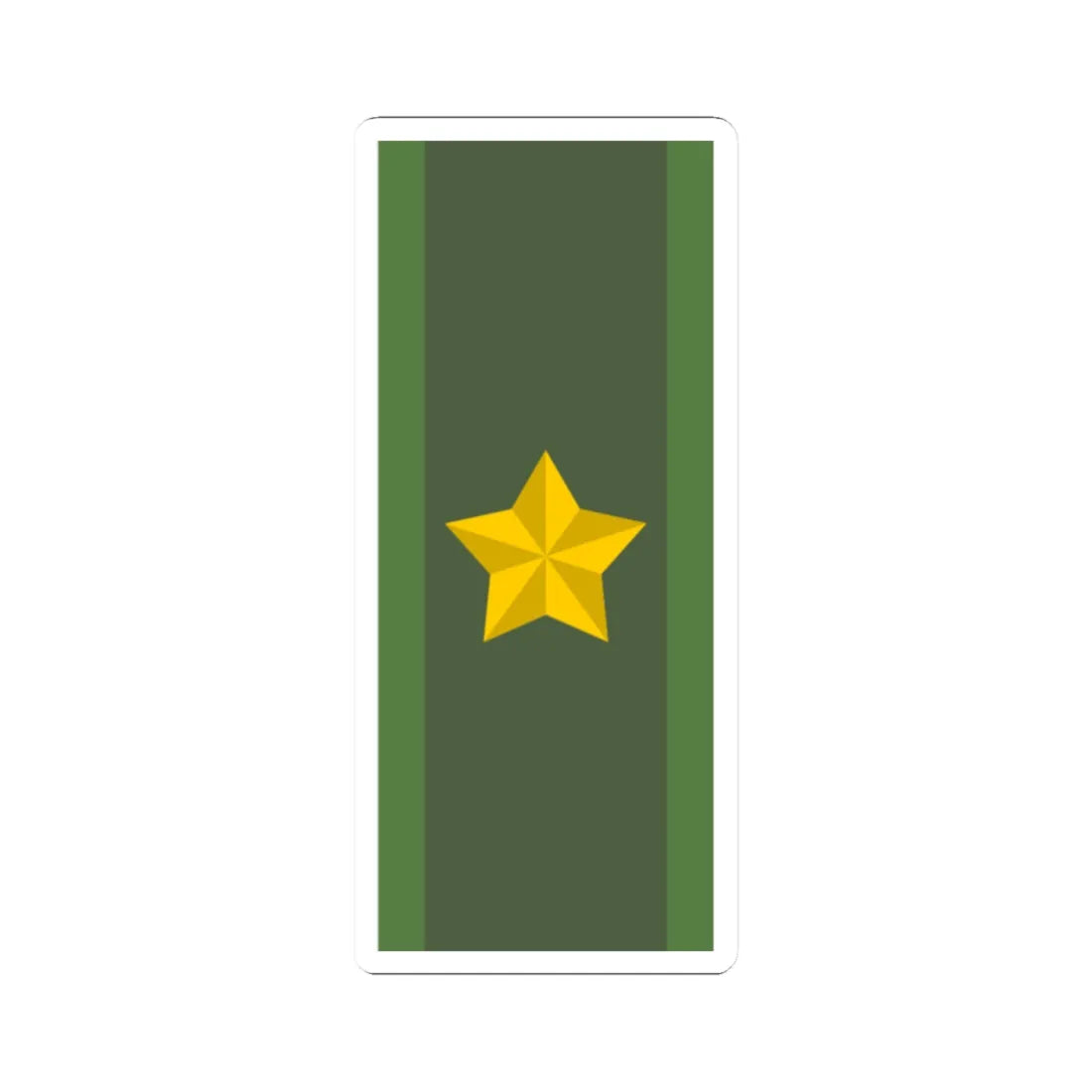 SWE Brigadgeneral (Sweden) (Military Rank) STICKER Vinyl Kiss-Cut Decal 2 Inch White - The Sticker Space