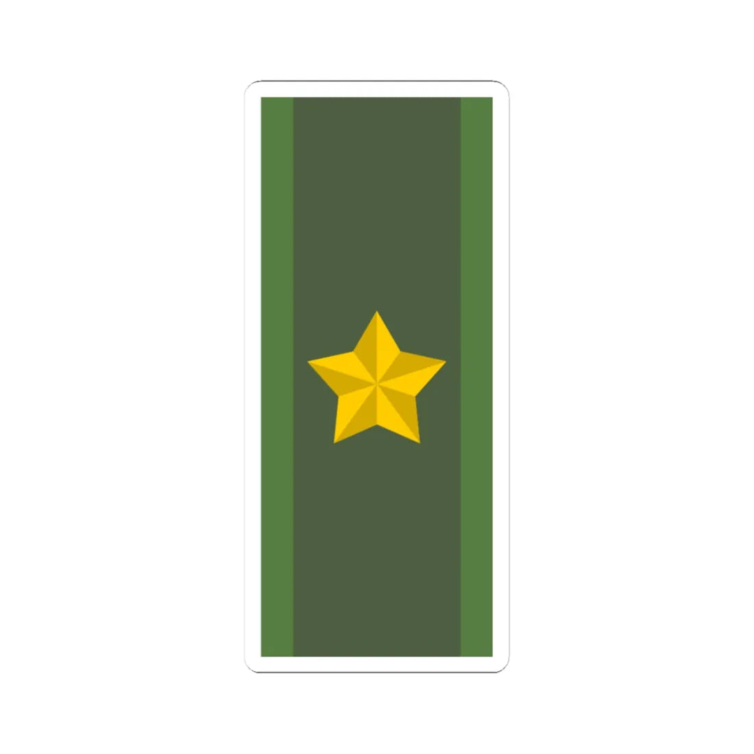 SWE Brigadgeneral (Sweden) (Military Rank) STICKER Vinyl Kiss-Cut Decal 3 Inch White - The Sticker Space