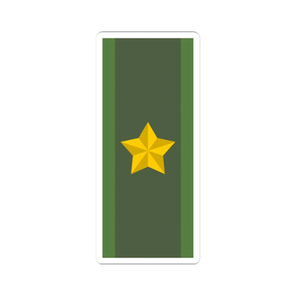 SWE Brigadgeneral (Sweden) (Military Rank) STICKER Vinyl Kiss-Cut Decal 3 Inch White - The Sticker Space