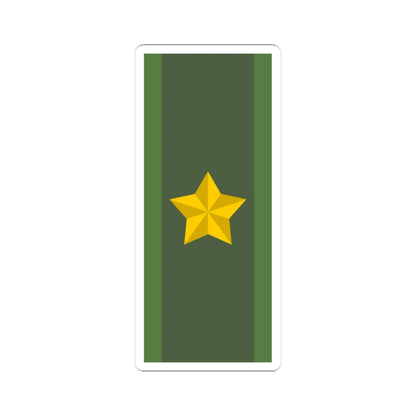 SWE Brigadgeneral (Sweden) (Military Rank) STICKER Vinyl Kiss-Cut Decal 4 Inch White - The Sticker Space