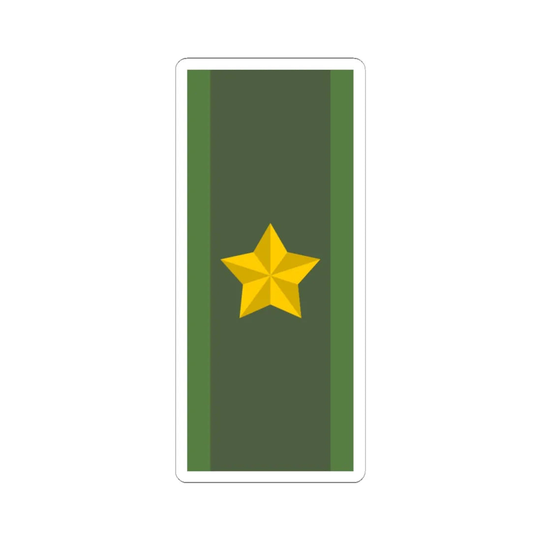 SWE Brigadgeneral (Sweden) (Military Rank) STICKER Vinyl Kiss-Cut Decal 6 Inch White - The Sticker Space