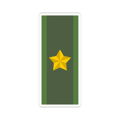 SWE Brigadgeneral (Sweden) (Military Rank) STICKER Vinyl Kiss-Cut Decal 6 Inch White - The Sticker Space