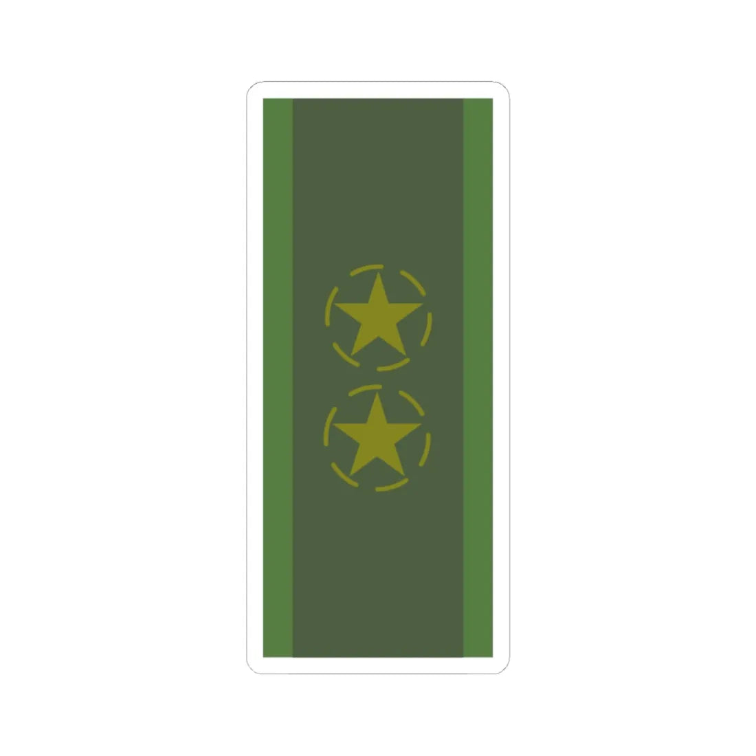 SWE Fanjunkare (Sweden) (Military Rank) STICKER Vinyl Kiss-Cut Decal 6 Inch White - The Sticker Space