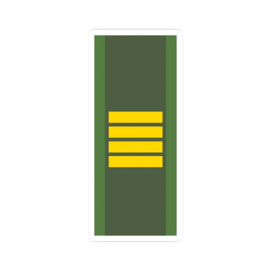 SWE flaggkorpral (Sweden) (Military Rank) STICKER Vinyl Kiss-Cut Decal 2 Inch White - The Sticker Space