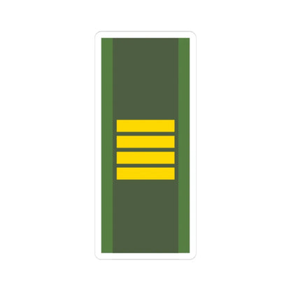 SWE flaggkorpral (Sweden) (Military Rank) STICKER Vinyl Kiss-Cut Decal 3 Inch White - The Sticker Space