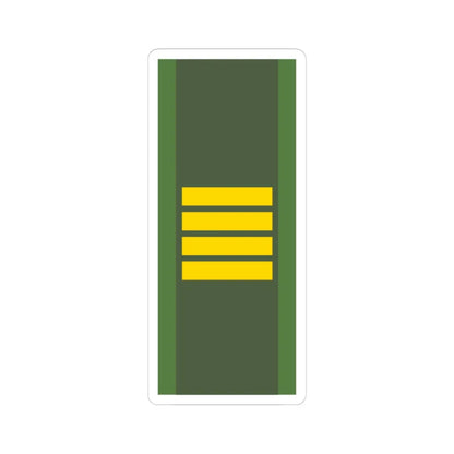 SWE flaggkorpral (Sweden) (Military Rank) STICKER Vinyl Kiss-Cut Decal 4 Inch White - The Sticker Space