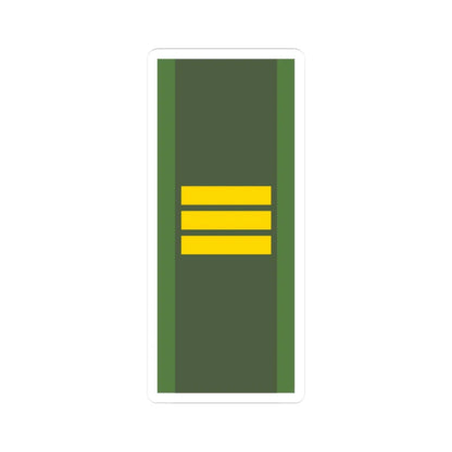 SWE flaggkorpral2 (Sweden) (Military Rank) STICKER Vinyl Kiss-Cut Decal 2 Inch White - The Sticker Space