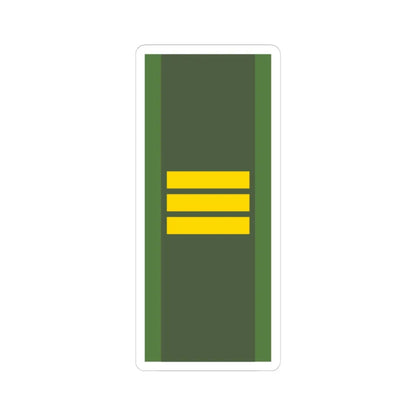 SWE flaggkorpral2 (Sweden) (Military Rank) STICKER Vinyl Kiss-Cut Decal 4 Inch White - The Sticker Space