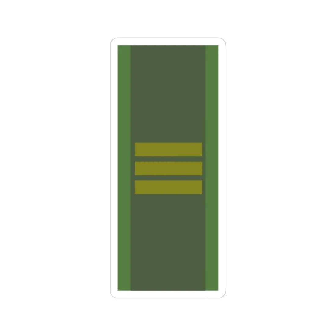 SWE Furir (Sweden) (Military Rank) STICKER Vinyl Kiss-Cut Decal 4 Inch White - The Sticker Space