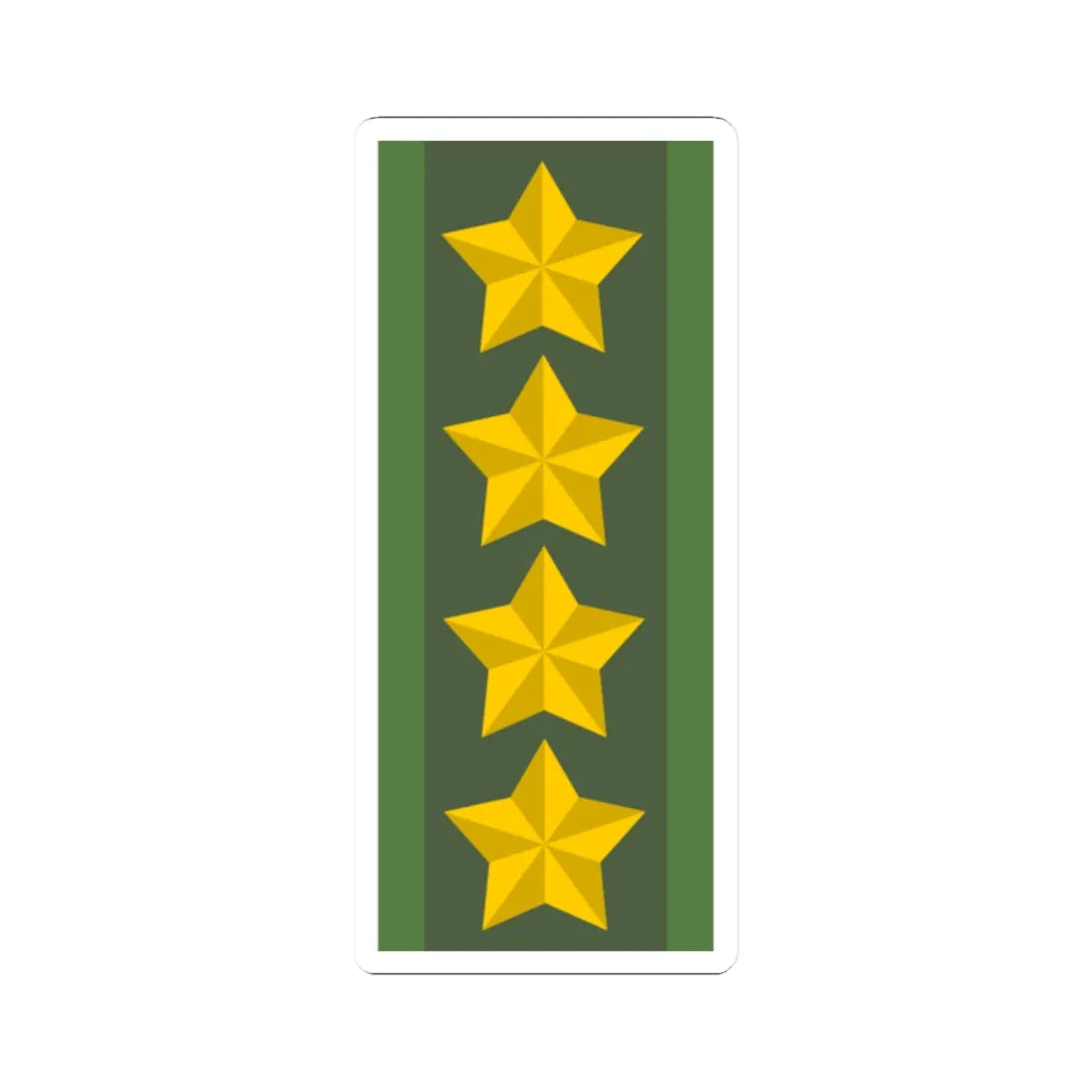 SWE General (Sweden) (Military Rank) STICKER Vinyl Kiss-Cut Decal – The ...