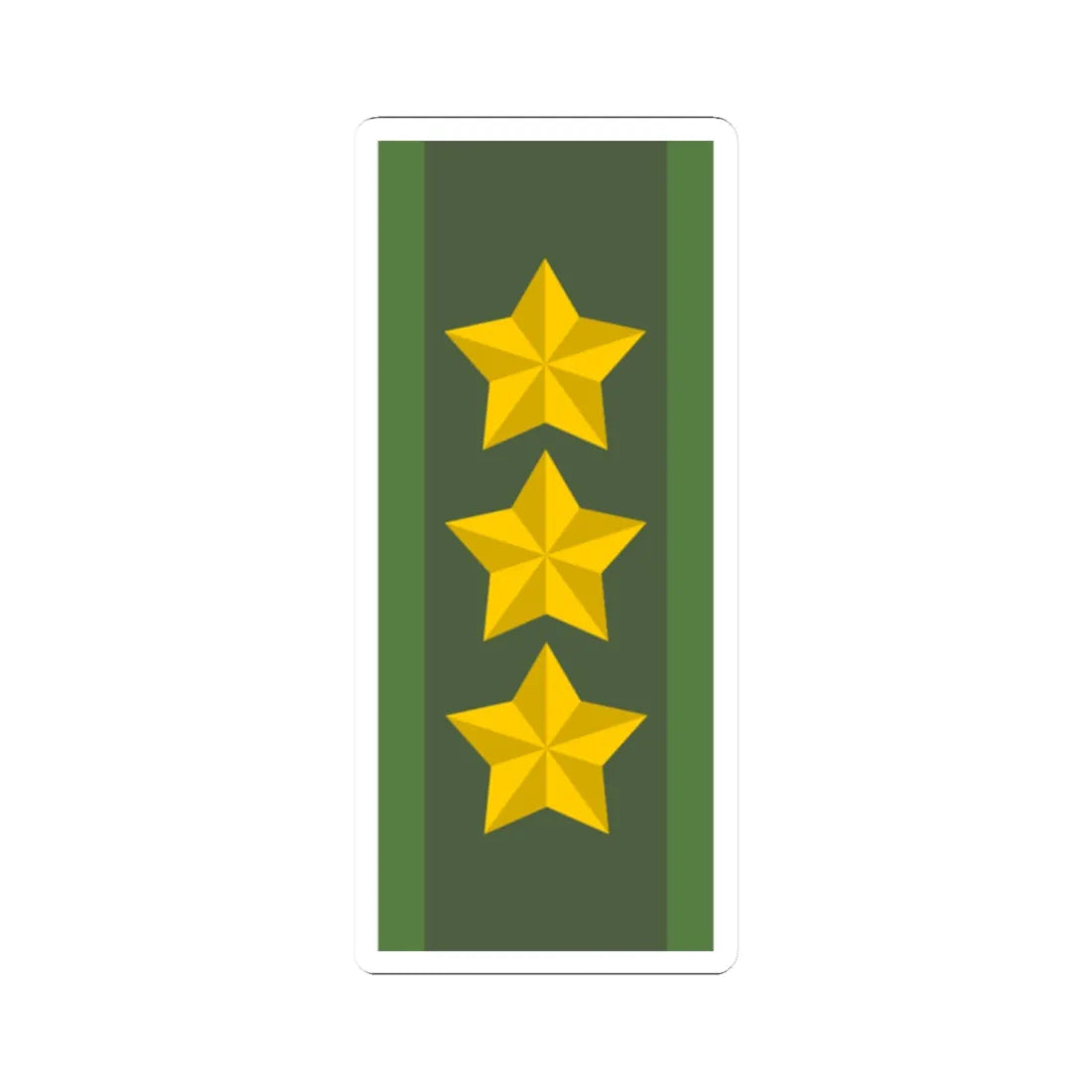 SWE Generallöjtnant (Sweden) (Military Rank) STICKER Vinyl Kiss-Cut Decal 2 Inch White - The Sticker Space