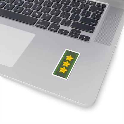 SWE Generallöjtnant (Sweden) (Military Rank) STICKER Vinyl Kiss-Cut Decal - The Sticker Space