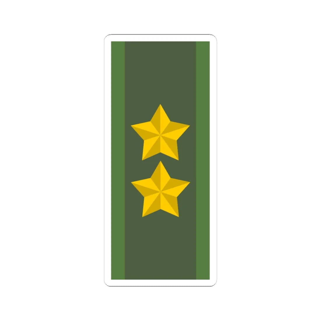 SWE Generalmajor (Sweden) (Military Rank) STICKER Vinyl Kiss-Cut Decal 4 Inch White - The Sticker Space