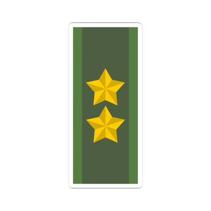 SWE Generalmajor (Sweden) (Military Rank) STICKER Vinyl Kiss-Cut Decal 4 Inch White - The Sticker Space