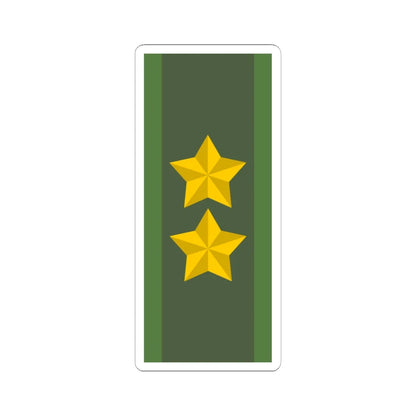 SWE Generalmajor (Sweden) (Military Rank) STICKER Vinyl Kiss-Cut Decal 6 Inch White - The Sticker Space