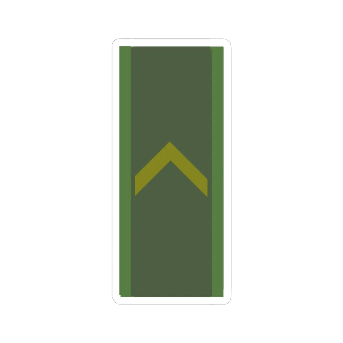 SWE Kadett1 (Sweden) (Military Rank) STICKER Vinyl Kiss-Cut Decal 6 Inch White - The Sticker Space