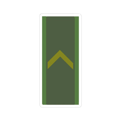 SWE Kadett1 (Sweden) (Military Rank) STICKER Vinyl Kiss-Cut Decal 6 Inch White - The Sticker Space