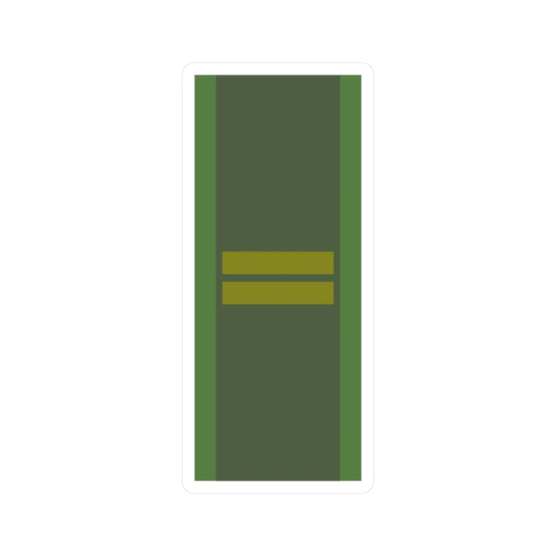 SWE Korpral (Sweden) (Military Rank) STICKER Vinyl Kiss-Cut Decal 2 Inch White - The Sticker Space