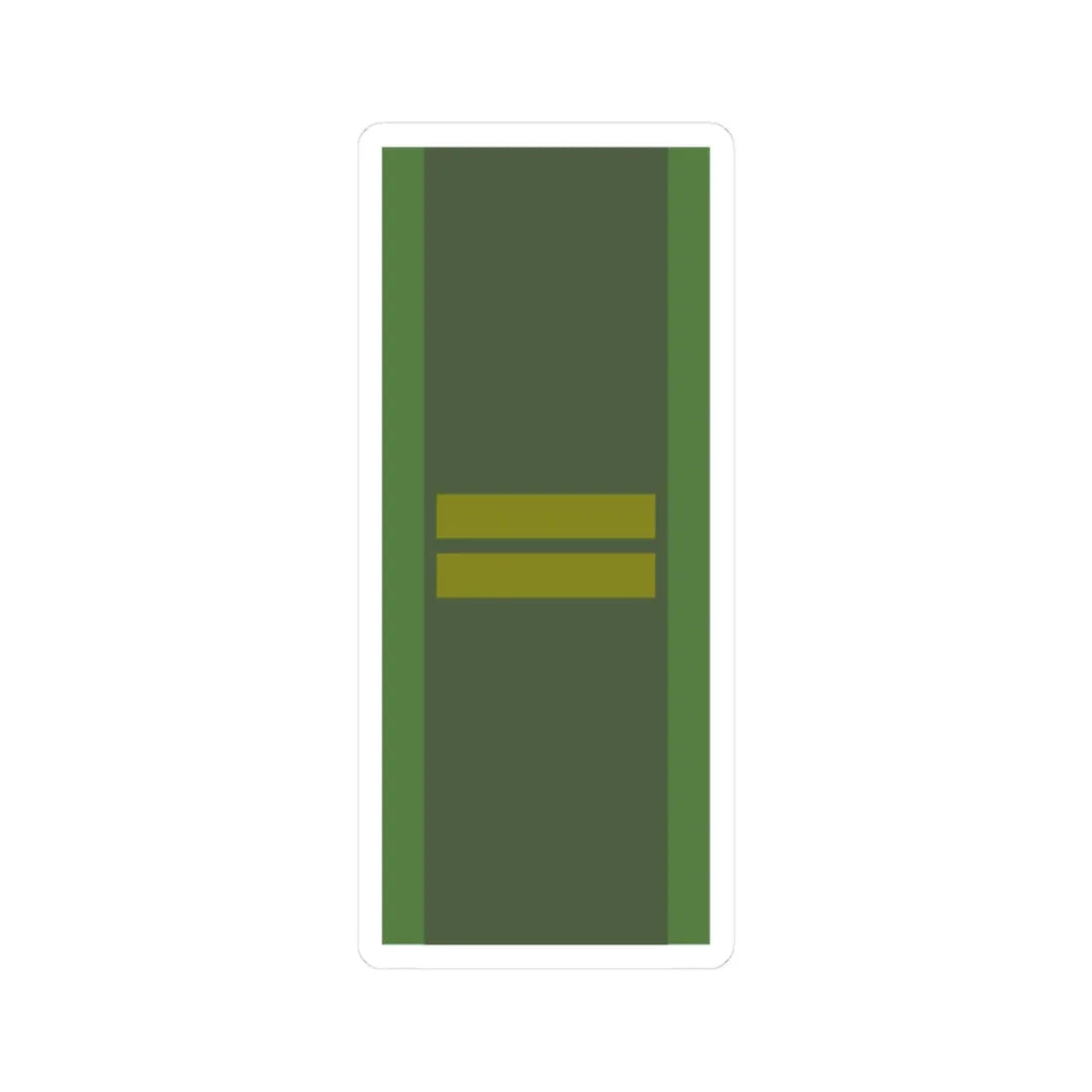 SWE Korpral (Sweden) (Military Rank) STICKER Vinyl Kiss-Cut Decal 3 Inch White - The Sticker Space