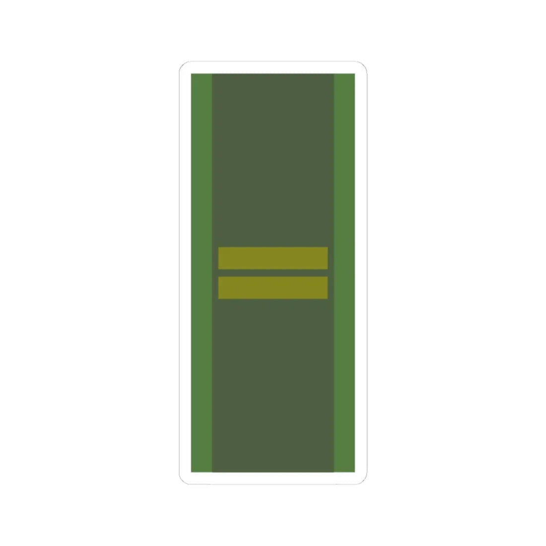 SWE Korpral (Sweden) (Military Rank) STICKER Vinyl Kiss-Cut Decal 4 Inch White - The Sticker Space