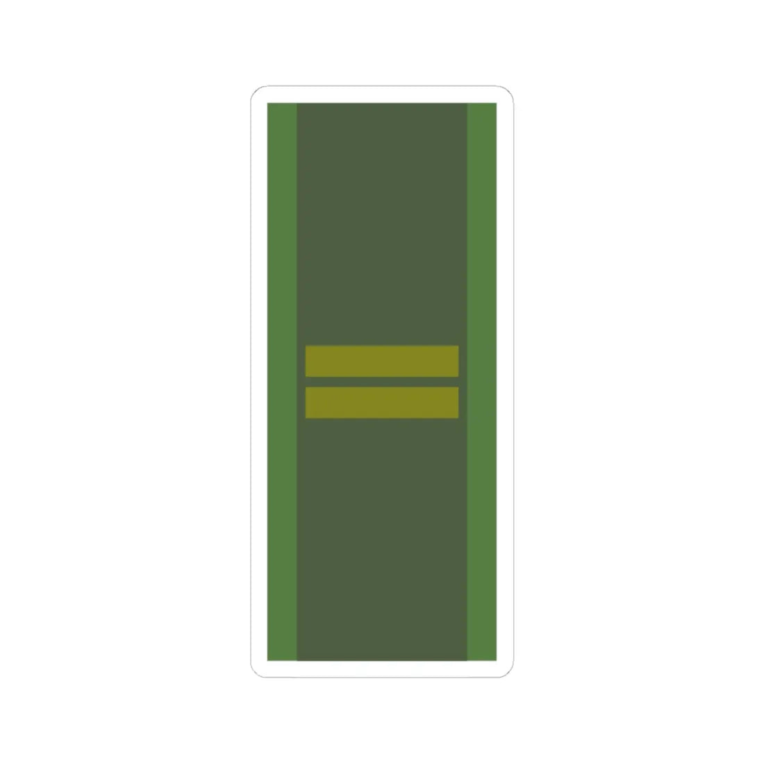 SWE Korpral (Sweden) (Military Rank) STICKER Vinyl Kiss-Cut Decal 6 Inch White - The Sticker Space