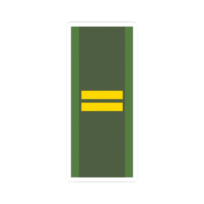 SWE korpral2 (Sweden) (Military Rank) STICKER Vinyl Kiss-Cut Decal 2 Inch White - The Sticker Space