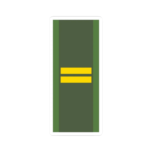 SWE korpral2 (Sweden) (Military Rank) STICKER Vinyl Kiss-Cut Decal 2 Inch White - The Sticker Space