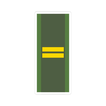 SWE korpral2 (Sweden) (Military Rank) STICKER Vinyl Kiss-Cut Decal 3 Inch White - The Sticker Space