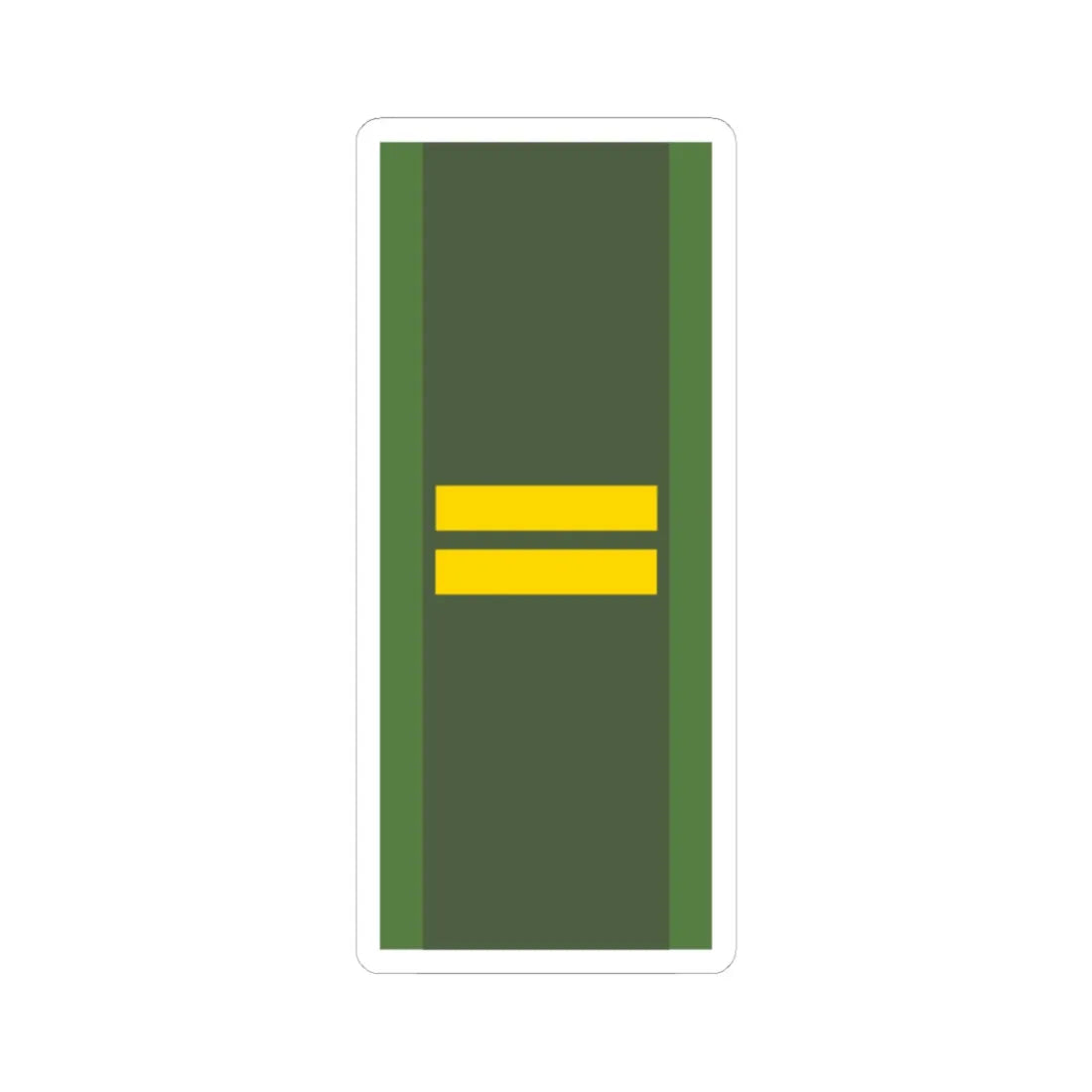 SWE korpral2 (Sweden) (Military Rank) STICKER Vinyl Kiss-Cut Decal 4 Inch White - The Sticker Space