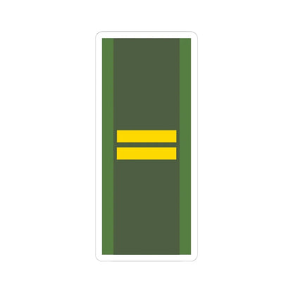 SWE korpral2 (Sweden) (Military Rank) STICKER Vinyl Kiss-Cut Decal 4 Inch White - The Sticker Space