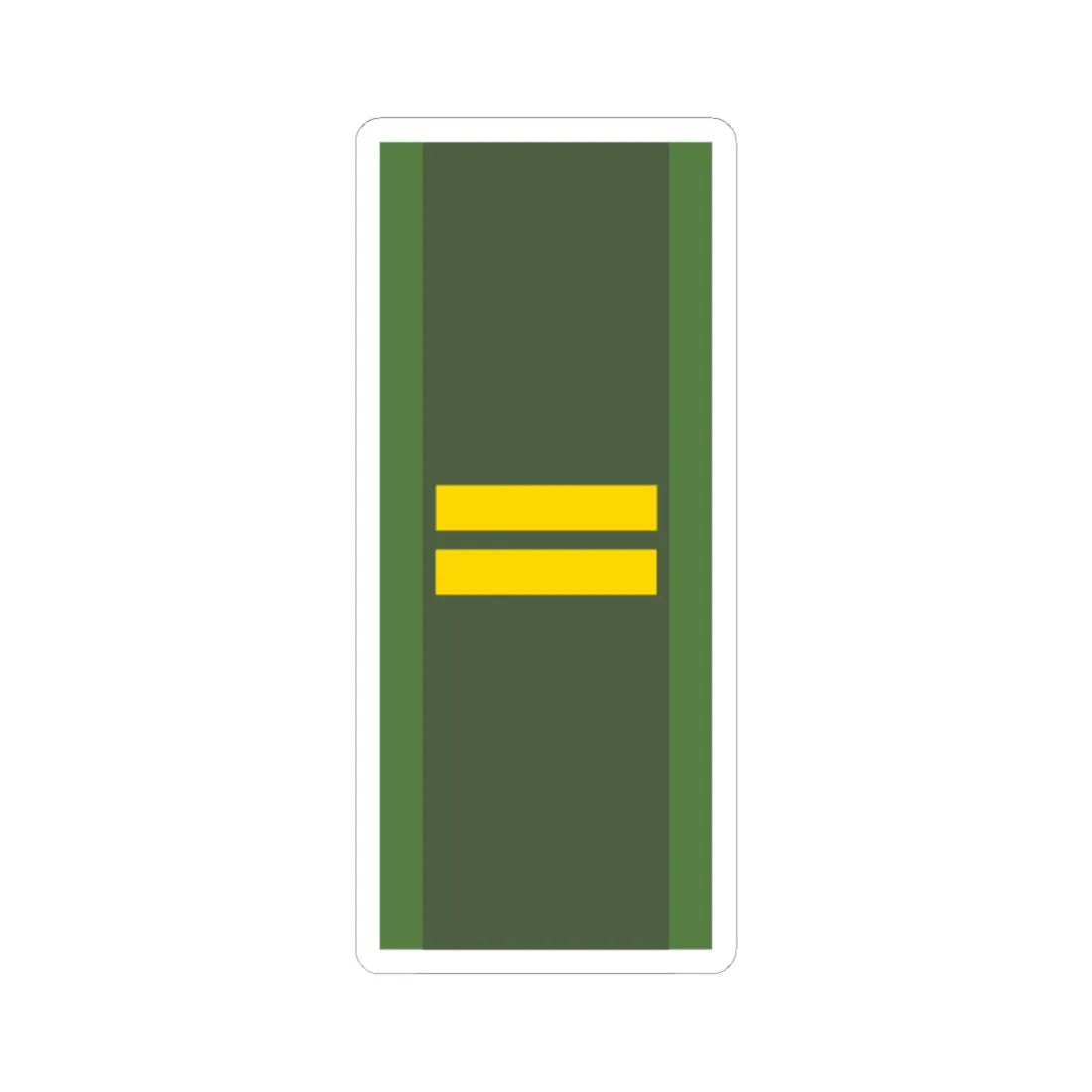 SWE korpral2 (Sweden) (Military Rank) STICKER Vinyl Kiss-Cut Decal 6 Inch White - The Sticker Space