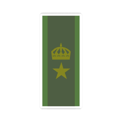 SWE major (Sweden) (Military Rank) STICKER Vinyl Kiss-Cut Decal 2 Inch White - The Sticker Space