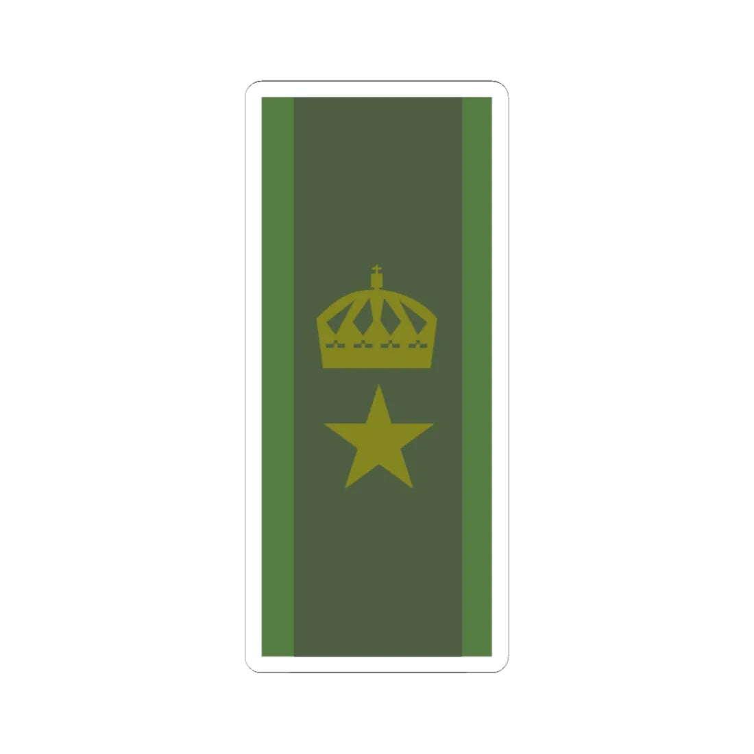 SWE major (Sweden) (Military Rank) STICKER Vinyl Kiss-Cut Decal 6 Inch White - The Sticker Space