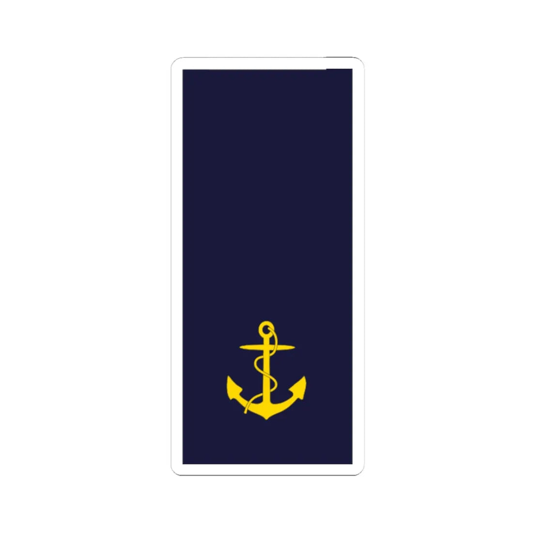 SWE Navy 0bar (Sweden) (Military Rank) STICKER Vinyl Kiss-Cut Decal 3 Inch White - The Sticker Space